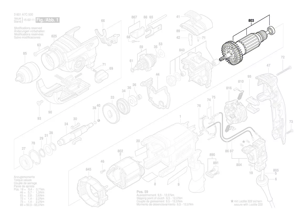 Induit réf. 1 604 010 BS8 Bosch